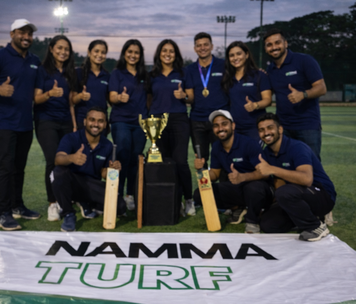 Team smiling
